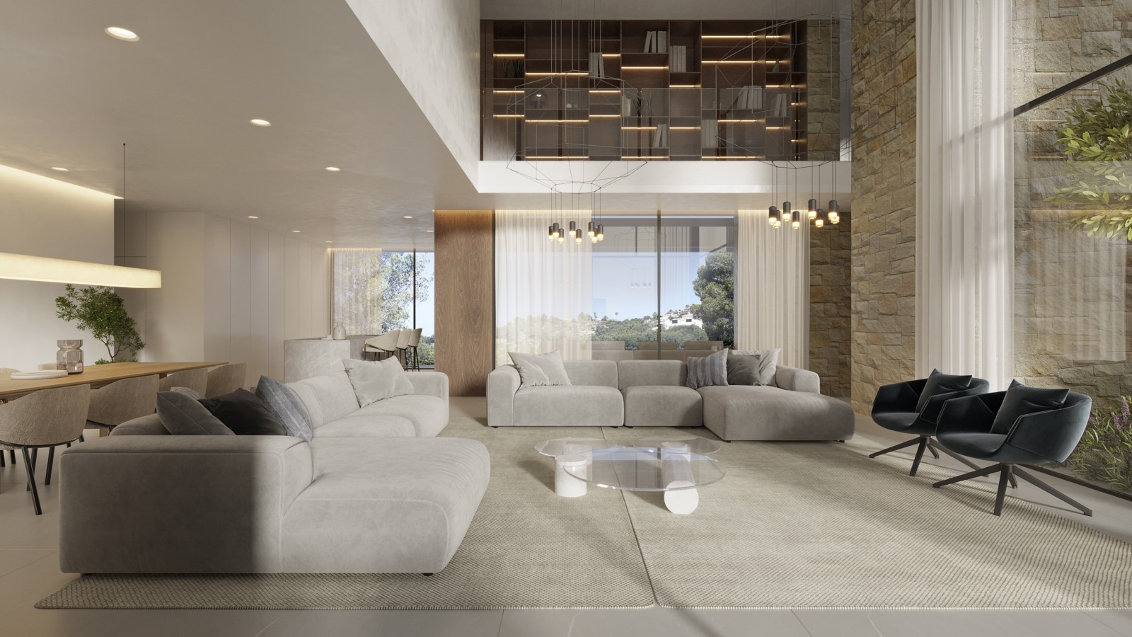 Luxe chalet met 4 slaapkamers en infinity zwembad in Benissa, La Fustera
