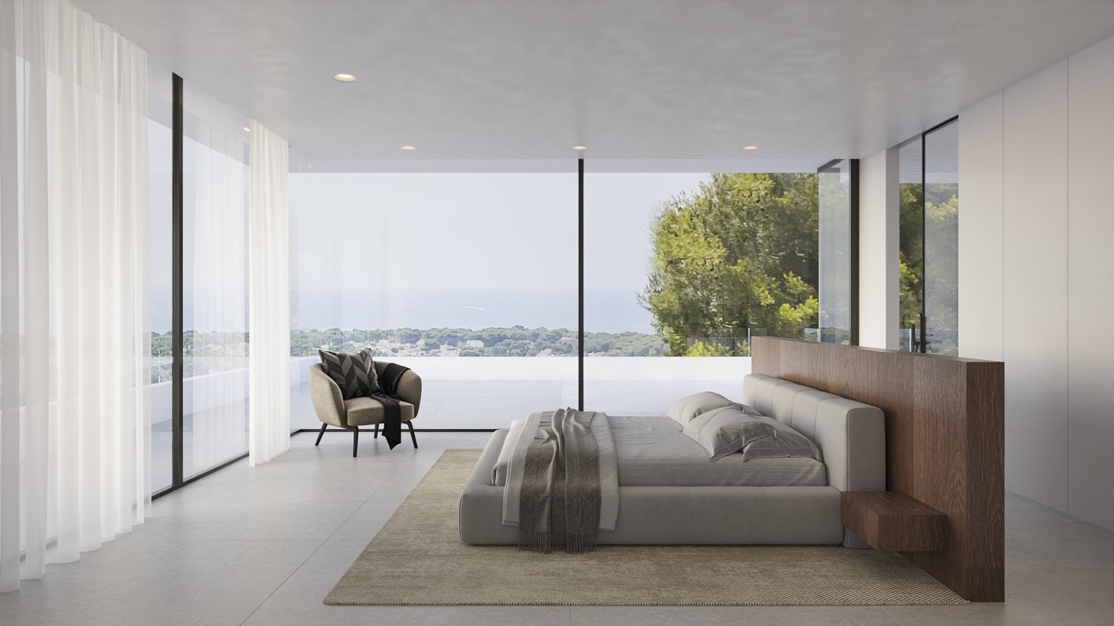 Luxe chalet met 4 slaapkamers en infinity zwembad in Benissa, La Fustera