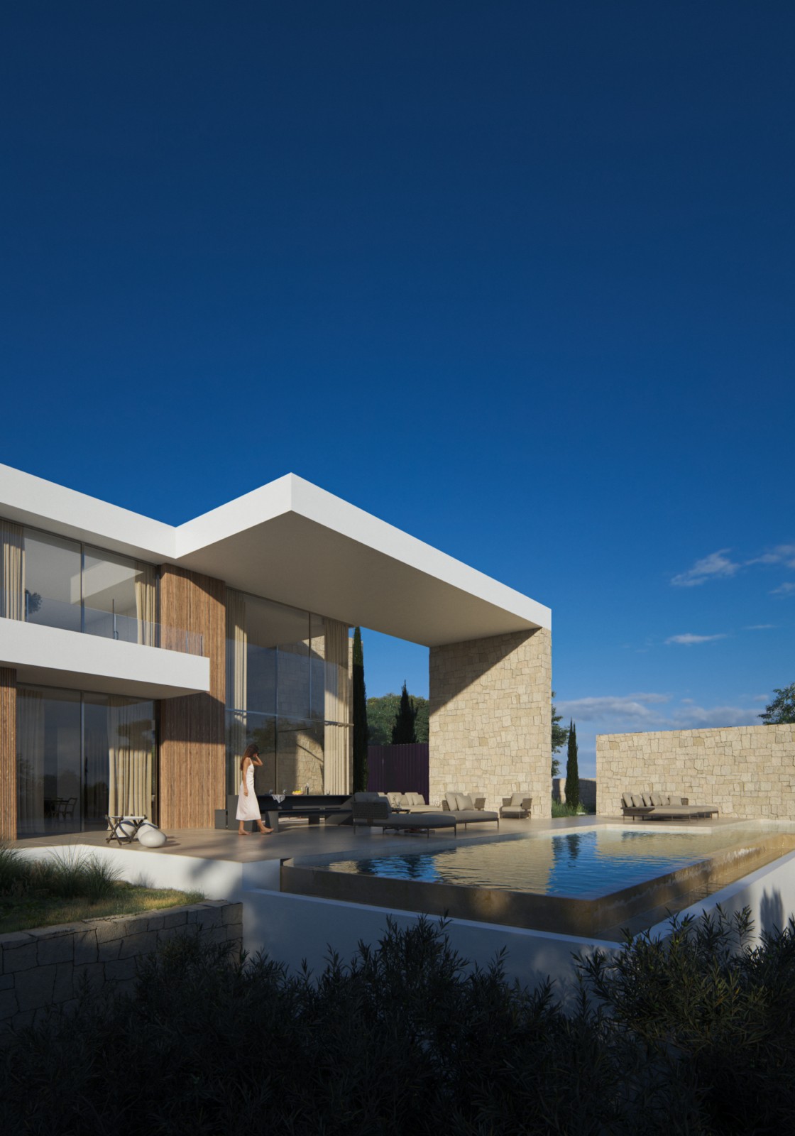 Luxe chalet met 4 slaapkamers en infinity zwembad in Benissa, La Fustera